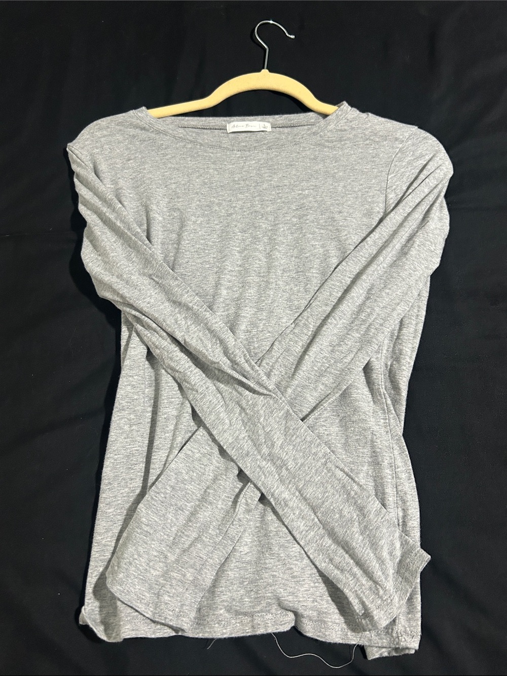 Active Basic Lightweight Long Sleeve Tee - Heather Gray